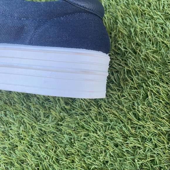 Rock And Candy “Shout” Platform Canvas Sneakers Blue/White Women’s Size 7 - Picture 12 of 12